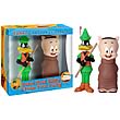 Robin Hood Daffy Duck and Porky Pig Vinyl Figures           